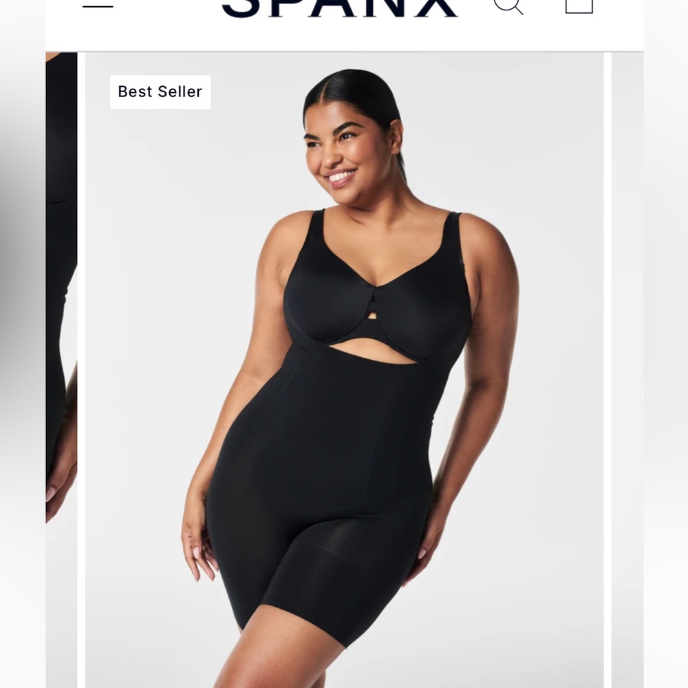 SPANXsculpt™ OnCore
Open-Bust Mid-Thigh Bodysuit